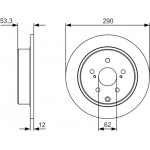 Bosch Δισκόπλακα - 0 986 479 V25