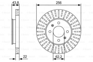 Bosch Δισκόπλακα - 0 986 479 W05