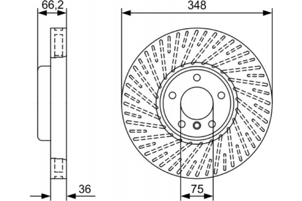 Bosch Δισκόπλακα - 0 986 479 W19