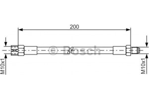 Bosch Ελαστικός Σωλήνας Φρένων - 1 987 476 002