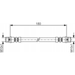 Bosch Ελαστικός Σωλήνας Φρένων - 1 987 476 018 Bosch Ελαστικός Σωλήνας Φρένων - 1 987 476 018