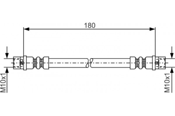 Bosch Ελαστικός Σωλήνας Φρένων - 1 987 476 018 Bosch Ελαστικός Σωλήνας Φρένων - 1 987 476 018