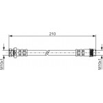 Bosch Ελαστικός Σωλήνας Φρένων - 1 987 476 044