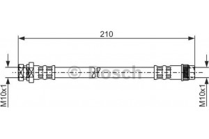 Bosch Ελαστικός Σωλήνας Φρένων - 1 987 476 044
