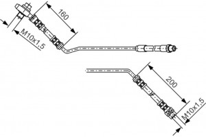Bosch Ελαστικός Σωλήνας Φρένων - 1 987 476 055
