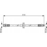 Bosch Ελαστικός Σωλήνας Φρένων - 1 987 476 056 Bosch Ελαστικός Σωλήνας Φρένων - 1 987 476 056