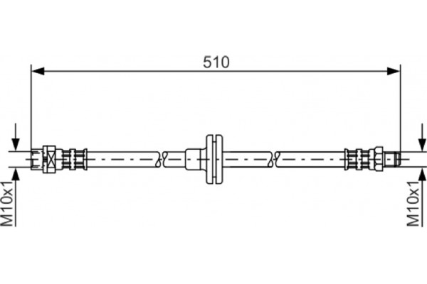 Bosch Ελαστικός Σωλήνας Φρένων - 1 987 476 056 Bosch Ελαστικός Σωλήνας Φρένων - 1 987 476 056