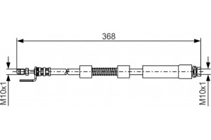 Bosch Ελαστικός Σωλήνας Φρένων - 1 987 476 059