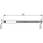 Bosch Ελαστικός Σωλήνας Φρένων - 1 987 476 078