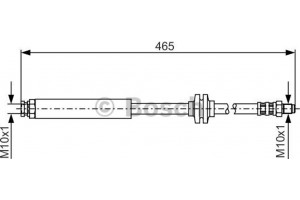 Bosch Ελαστικός Σωλήνας Φρένων - 1 987 476 079