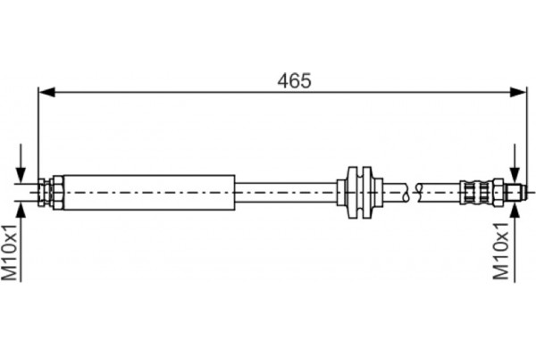 Bosch Ελαστικός Σωλήνας Φρένων - 1 987 476 079