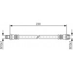 Bosch Ελαστικός Σωλήνας Φρένων - 1 987 476 083 Bosch Ελαστικός Σωλήνας Φρένων - 1 987 476 083