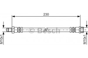 Bosch Ελαστικός Σωλήνας Φρένων - 1 987 476 083