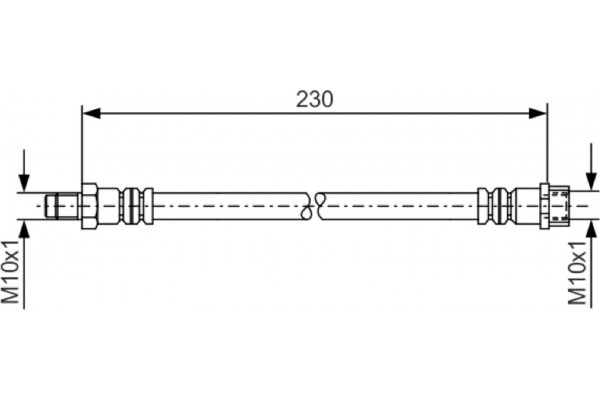 Bosch Ελαστικός Σωλήνας Φρένων - 1 987 476 083 Bosch Ελαστικός Σωλήνας Φρένων - 1 987 476 083