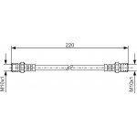 Bosch Ελαστικός Σωλήνας Φρένων - 1 987 476 090