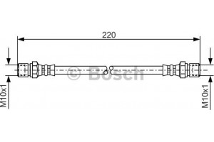 Bosch Ελαστικός Σωλήνας Φρένων - 1 987 476 090