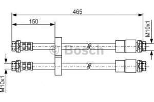 Bosch Ελαστικός Σωλήνας Φρένων - 1 987 476 125