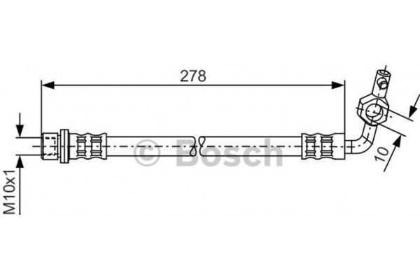 Bosch Ελαστικός Σωλήνας Φρένων - 1 987 476 127