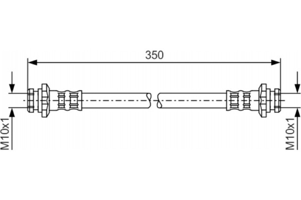 Bosch Ελαστικός Σωλήνας Φρένων - 1 987 476 134