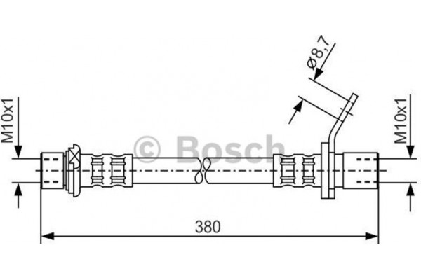 Bosch Ελαστικός Σωλήνας Φρένων - 1 987 476 162