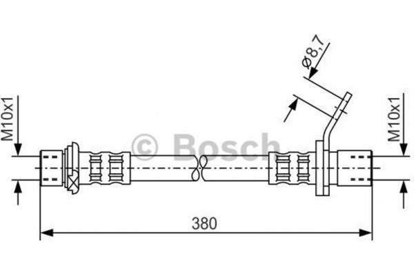 Bosch Ελαστικός Σωλήνας Φρένων - 1 987 476 163
