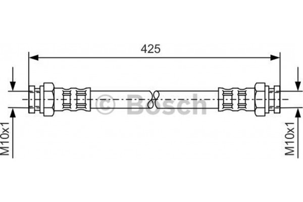 Bosch Ελαστικός Σωλήνας Φρένων - 1 987 476 169