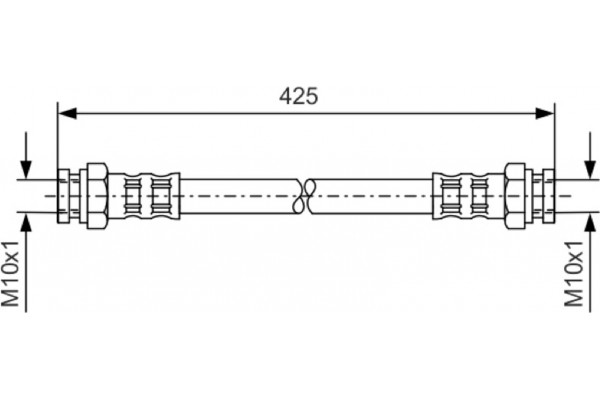 Bosch Ελαστικός Σωλήνας Φρένων - 1 987 476 169 Bosch Ελαστικός Σωλήνας Φρένων - 1 987 476 169