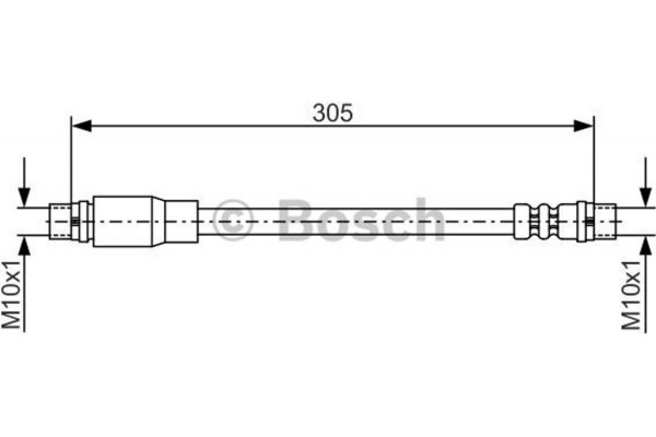 Bosch Ελαστικός Σωλήνας Φρένων - 1 987 476 171