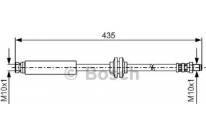 Bosch Ελαστικός Σωλήνας Φρένων - 1 987 476 182