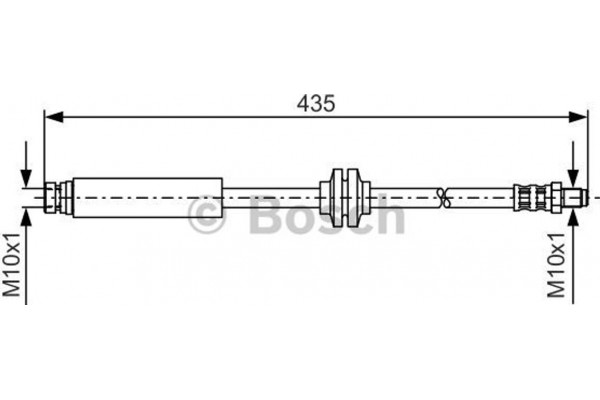 Bosch Ελαστικός Σωλήνας Φρένων - 1 987 476 182