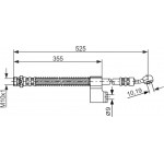 Bosch Ελαστικός Σωλήνας Φρένων - 1 987 476 188