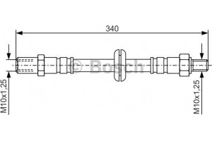 Bosch Ελαστικός Σωλήνας Φρένων - 1 987 476 191