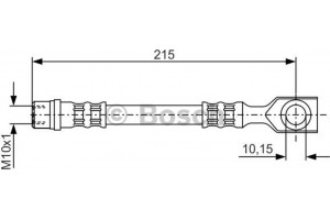 Bosch Ελαστικός Σωλήνας Φρένων - 1 987 476 201
