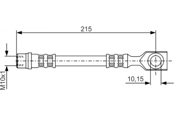 Bosch Ελαστικός Σωλήνας Φρένων - 1 987 476 201 Bosch Ελαστικός Σωλήνας Φρένων - 1 987 476 201