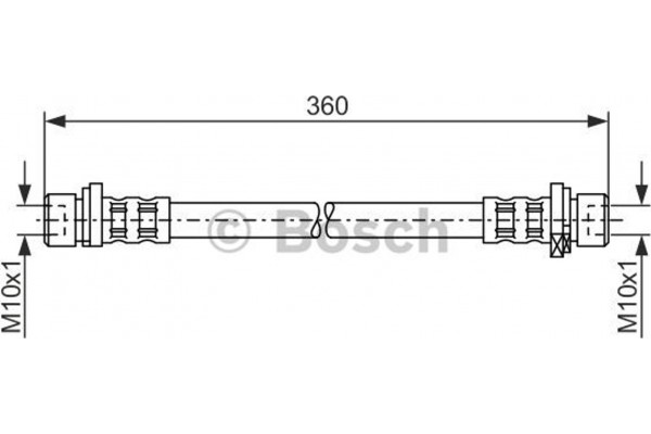 Bosch Ελαστικός Σωλήνας Φρένων - 1 987 476 210