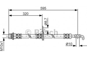 Bosch Ελαστικός Σωλήνας Φρένων - 1 987 476 250