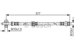 Bosch Ελαστικός Σωλήνας Φρένων - 1 987 476 282
