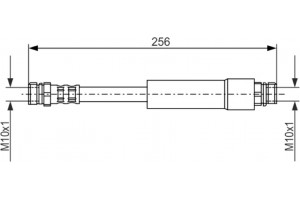 Bosch Ελαστικός Σωλήνας Φρένων - 1 987 476 284