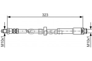 Bosch Ελαστικός Σωλήνας Φρένων - 1 987 476 293