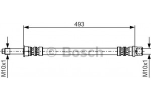 Bosch Ελαστικός Σωλήνας Φρένων - 1 987 476 294