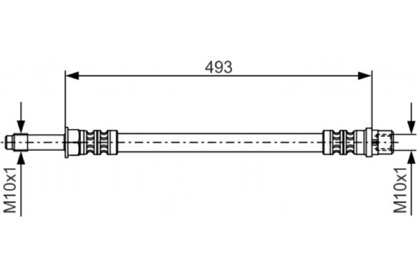 Bosch Ελαστικός Σωλήνας Φρένων - 1 987 476 294
