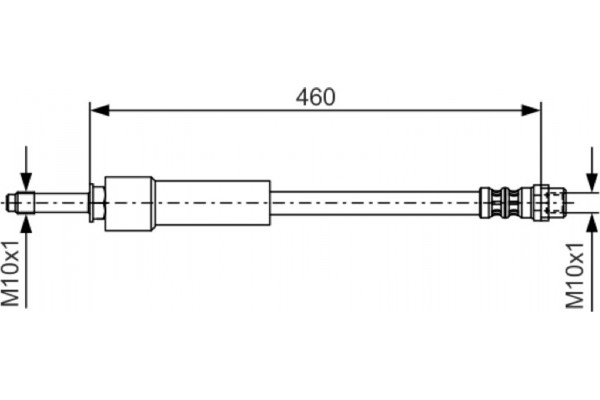 Bosch Ελαστικός Σωλήνας Φρένων - 1 987 476 297 Bosch Ελαστικός Σωλήνας Φρένων - 1 987 476 297