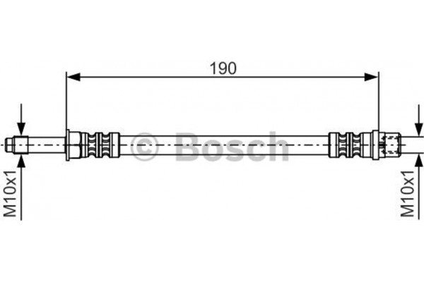 Bosch Ελαστικός Σωλήνας Φρένων - 1 987 476 310