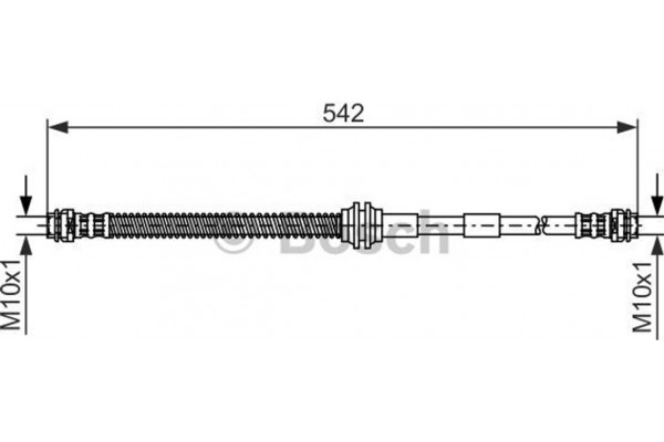 Bosch Ελαστικός Σωλήνας Φρένων - 1 987 476 325