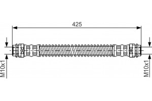 Bosch Ελαστικός Σωλήνας Φρένων - 1 987 476 330
