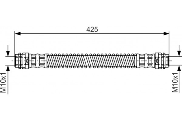 Bosch Ελαστικός Σωλήνας Φρένων - 1 987 476 330 Bosch Ελαστικός Σωλήνας Φρένων - 1 987 476 330