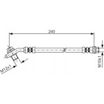 Bosch Ελαστικός Σωλήνας Φρένων - 1 987 476 332