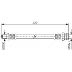 Bosch Ελαστικός Σωλήνας Φρένων - 1 987 476 345