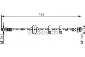 Bosch Ελαστικός Σωλήνας Φρένων - 1 987 476 346