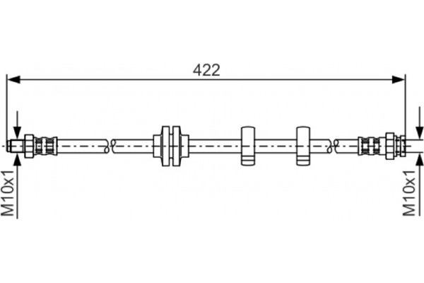 Bosch Ελαστικός Σωλήνας Φρένων - 1 987 476 346
